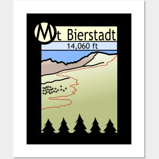 Mt Bierstadt Hiking Route Posters and Art